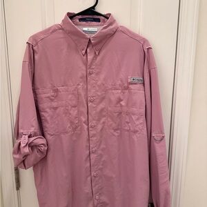 Columbia Pink Lavender PFG Tamiami Shirt